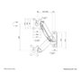 Neomounts WL70-440BL11 Soporte de Pared con Resorte de Gas para Monitor/TV 17-32 pulgadas