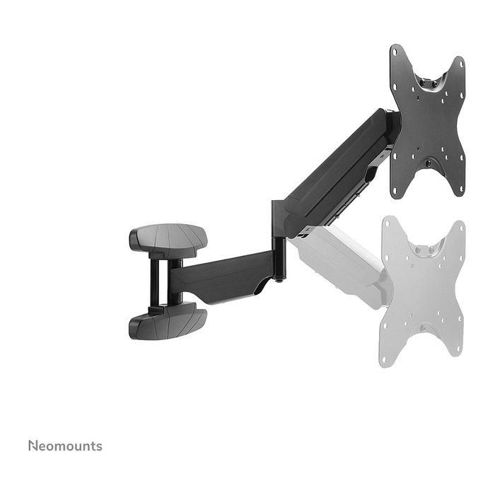 Neomounts Soporte de pared con brazo de gas para TV, 3 pivotes, VESA 200x200, modelo WL70-550BL12