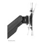 Neomounts Soporte de pared con brazo de gas para TV, 3 pivotes, VESA 200x200, modelo WL70-550BL12