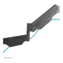 Neomounts Soporte de pared con brazo de gas para TV, 3 pivotes, VESA 200x200, modelo WL70-550BL12