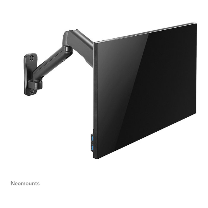 Neomounts WL70-450BL11 Soporte de Pared con Resorte de Gas para Monitor/TV 17-32 pulgadas, Negro