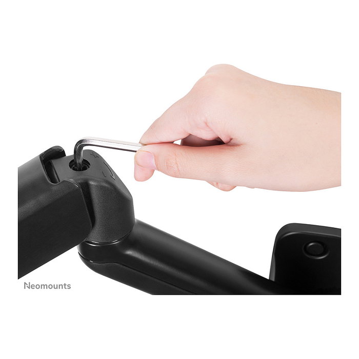 Neomounts WL70-450BL11 Soporte de Pared con Resorte de Gas para Monitor/TV 17-32 pulgadas, Negro