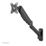 Neomounts WL70-450BL11 Soporte de Pared con Resorte de Gas para Monitor/TV 17-32 pulgadas, Negro