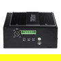 TRENDnet TI-BG104 Switch Industrial con Montaje en Carril DIN, 10 Puertos Gigabit PoE++ (4 puertos), No Administrado, Negro, 20 Gbit/s, IP30