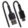StarTech.com Cable USB A a USB C Rizado 50cm Negro