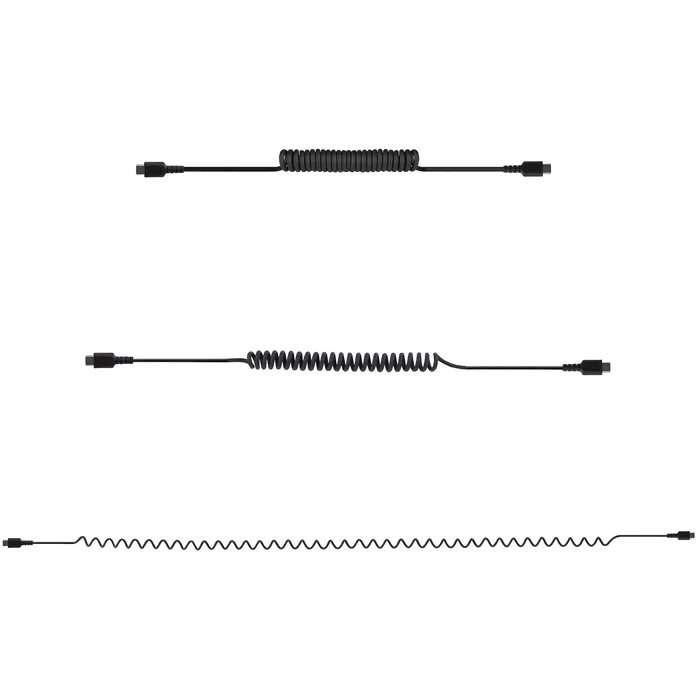 StarTech R2CCC-1M-USB-CABLE Cable USB C rizado reforzado con aramida 1m USB 2.0 USB-C a USB-A para carga rápida 3A, color negro