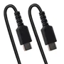 StarTech R2CCC-1M-USB-CABLE Cable USB C rizado reforzado con aramida 1m USB 2.0 USB-C a USB-A para carga rápida 3A, color negro