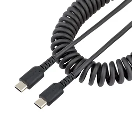 StarTech.com Cable USB C a USB C de 1 m, Carga Rápida y Servicio Pesado, Negro
