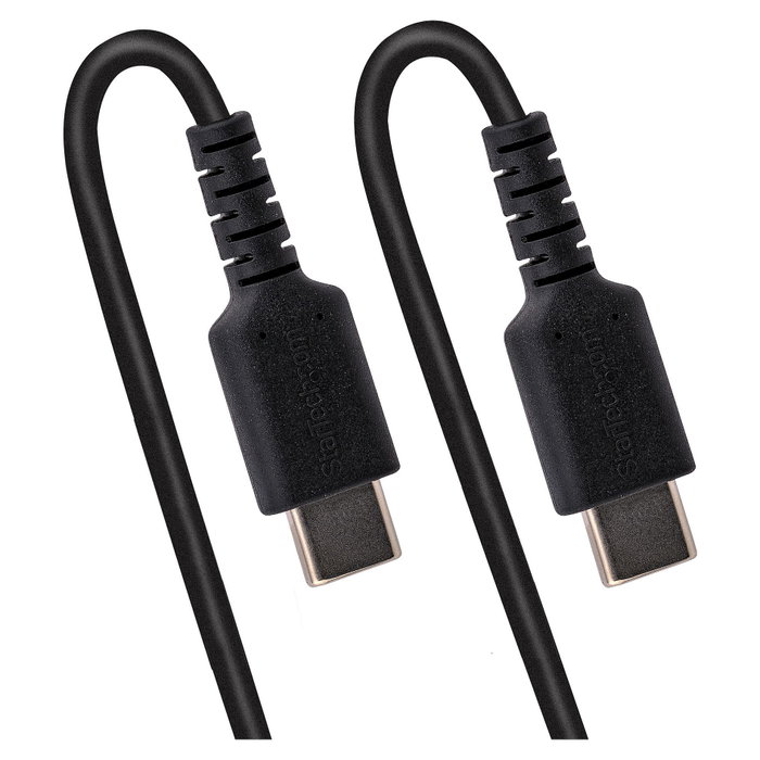 Startech - Cable de Carga USB-C de 50cm (20 Pulgadas) en Rollo Negro