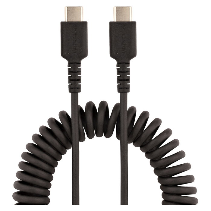 Startech - Cable de Carga USB-C de 50cm (20 Pulgadas) en Rollo Negro