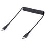 Startech - Cable de Carga USB-C de 50cm (20 Pulgadas) en Rollo Negro