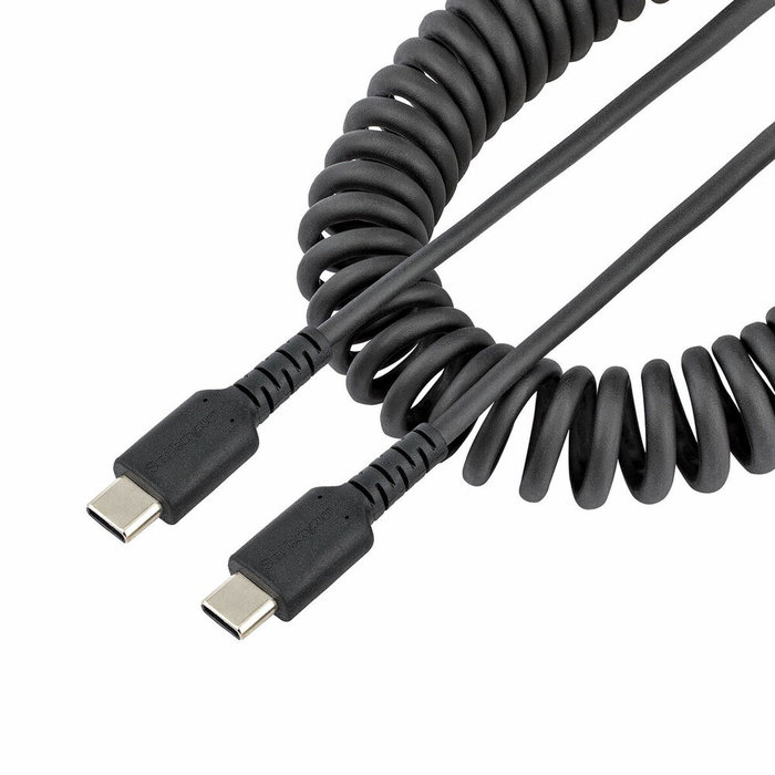 Startech - Cable de Carga USB-C de 50cm (20 Pulgadas) en Rollo Negro Startech - Cable de Carga USB-C de 50cm (20 Pulgadas) en Rollo Negro