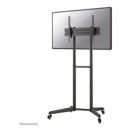 Newstar Neomounts Soporte de suelo para TV de 37 a 70 pulgadas, modelo FL50-540BL1, capacidad 50 kg, ajustable, negro
