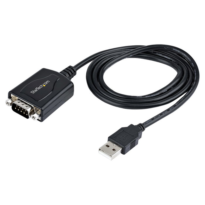 StarTech.com Cable USB a Serie RS232 de 91 cm con Retención de Puerto COM, DB9 Macho a USB StarTech.com Cable USB a Serie RS232 de 91 cm con Retención de Puerto COM, DB9 Macho a USB