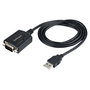 StarTech.com Cable USB a Serie RS232 de 91 cm con Retención de Puerto COM, DB9 Macho a USB