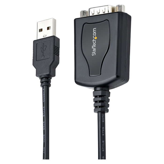 StarTech.com Cable USB a Serie RS232 de 91 cm con Retención de Puerto COM, DB9 Macho a USB StarTech.com Cable USB a Serie RS232 de 91 cm con Retención de Puerto COM, DB9 Macho a USB