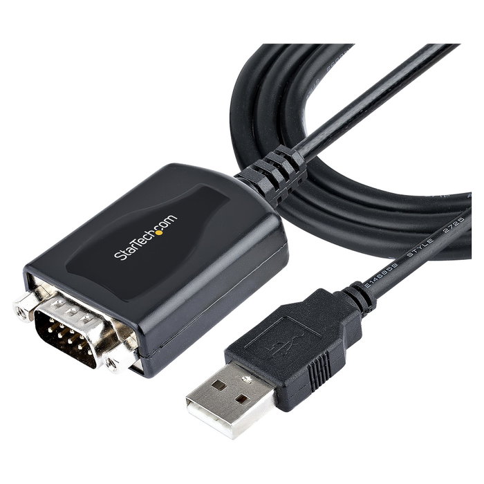 StarTech.com Cable USB a Serie RS232 de 91 cm con Retención de Puerto COM, DB9 Macho a USB StarTech.com Cable USB a Serie RS232 de 91 cm con Retención de Puerto COM, DB9 Macho a USB