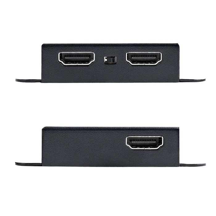 StarTech.com EXTEND-HDMI-4K40C6P1 Extensor HDMI por Cat5e/Cat6 Kit Transmisor Receptor 4K 30Hz hasta 40m 1080p 70m Audio 7.1 Kit IR Incluido Power over Cable