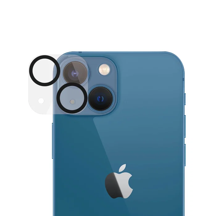 PanzerGlass Protector de Lente de Cámara PicturePerfect, Cristal Templado para iPhone 13 y iPhone 13 Mini, Aplicación en Seco, Resistente a Golpes y Rayones
