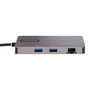 StarTech.com 120B-USBC-MULTIPORT Adaptador Multipuertos USB-C 2x HDMI 4K, PD 100W, Gris