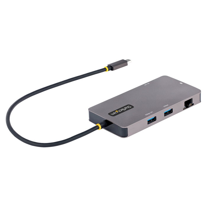 StarTech.com 120B-USBC-MULTIPORT Adaptador Multipuertos USB-C 2x HDMI 4K, PD 100W, Gris