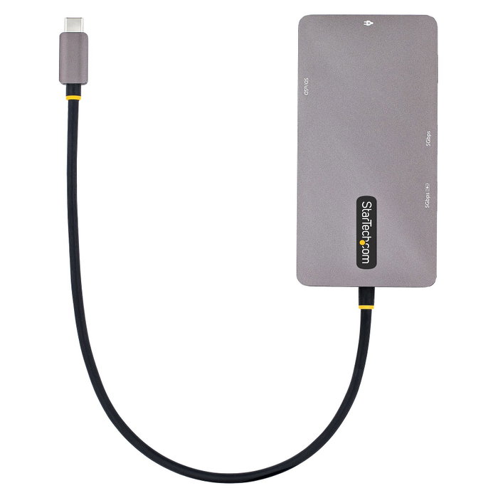 StarTech.com 120B-USBC-MULTIPORT Adaptador Multipuertos USB-C 2x HDMI 4K, PD 100W, Gris