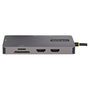 StarTech.com 120B-USBC-MULTIPORT Adaptador Multipuertos USB-C 2x HDMI 4K, PD 100W, Gris