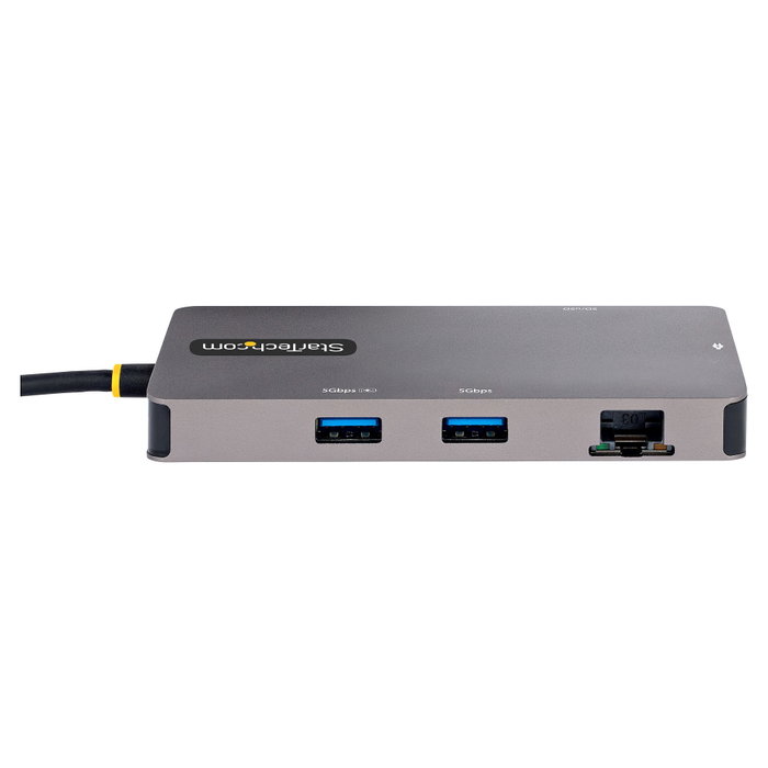 StarTech.com 120B-USBC-MULTIPORT Adaptador Multipuertos USB-C 2x HDMI 4K, PD 100W, Gris