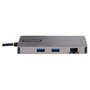 StarTech.com 120B-USBC-MULTIPORT Adaptador Multipuertos USB-C 2x HDMI 4K, PD 100W, Gris