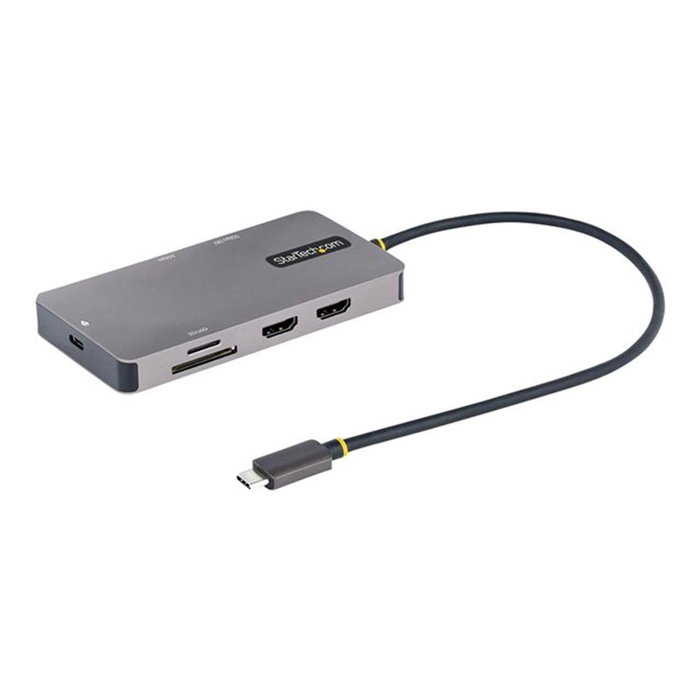 StarTech.com Adaptador Multipuerto USB-C 120B-USBC-MULTIPORT con HDMI 4K 60Hz, Ethernet Gigabit, Carga 100W PD, Lector de Tarjetas, para Portátil StarTech.com Adaptador Multipuerto USB-C 120B-USBC-MULTIPORT con HDMI 4K 60Hz, Ethernet Gigabit, Carga 100W PD, Lector de Tarjetas, para Portátil