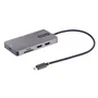 StarTech.com 120B-USBC-MULTIPORT Adaptador Multipuertos USB-C 2x HDMI 4K, PD 100W, Gris