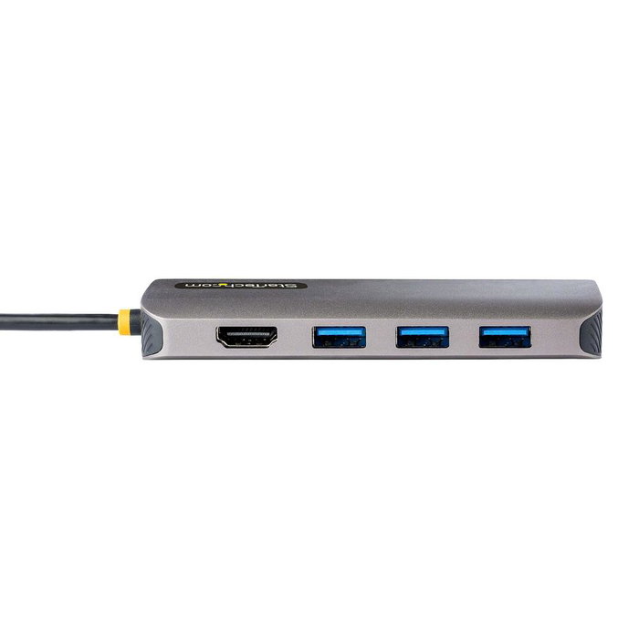 StarTech.com Adaptador Multipuertos USB-C 115B-USBC-MULTIPORT con HDMI 4K 60Hz, 3 USB-A 3.2, Ethernet Gigabit, Lector SD/microSD y Carga PD 100W - Hub Compacto para Portátil StarTech.com Adaptador Multipuertos USB-C 115B-USBC-MULTIPORT con HDMI 4K 60Hz, 3 USB-A 3.2, Ethernet Gigabit, Lector SD/microSD y Carga PD 100W - Hub Compacto para Portátil