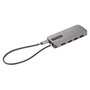 StarTech.com Adaptador Multipuertos USB C 4K 60Hz con Hub USB-A, Ethernet y Carga 100W