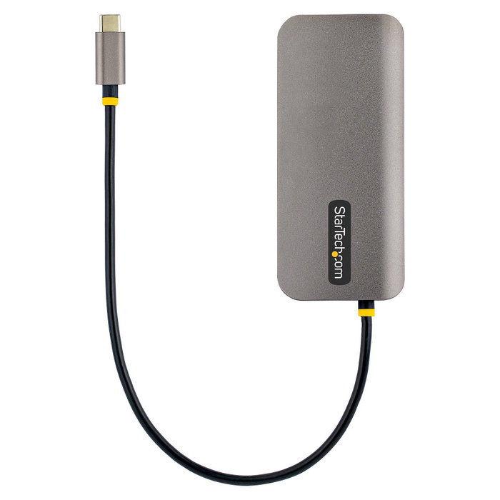 StarTech.com Adaptador Multipuertos USB C 4K 60Hz con Hub USB-A, Ethernet y Carga 100W StarTech.com Adaptador Multipuertos USB C 4K 60Hz con Hub USB-A, Ethernet y Carga 100W