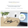 StarTech.com Adaptador Multipuertos USB C 4K 60Hz con Hub USB-A, Ethernet y Carga 100W