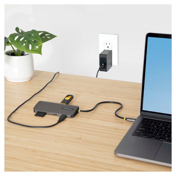 StarTech.com Adaptador Multipuertos USB C 4K 60Hz con Hub USB-A, Ethernet y Carga 100W StarTech.com Adaptador Multipuertos USB C 4K 60Hz con Hub USB-A, Ethernet y Carga 100W