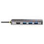 StarTech.com Adaptador Multipuertos USB C 4K 60Hz con Hub USB-A, Ethernet y Carga 100W