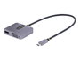 Startech Adaptador USB Tipo C a HDMI VGA con Audio 3.5mm, HDR 4K a 60Hz, PD 3.0 100W