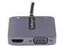 Startech Adaptador USB Tipo C a HDMI VGA con Audio 3.5mm, HDR 4K a 60Hz, PD 3.0 100W