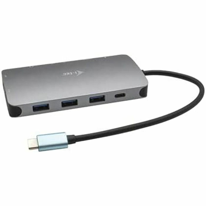 I-tec Nano dock USB-C metálica con HDMI/VGA, LAN y cargador de 77 W I-tec Nano dock USB-C metálica con HDMI/VGA, LAN y cargador de 77 W