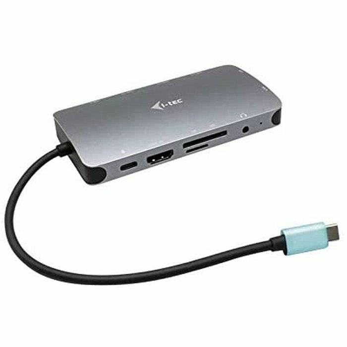 I-tec Nano dock USB-C metálica con HDMI/VGA, LAN y cargador de 77 W I-tec Nano dock USB-C metálica con HDMI/VGA, LAN y cargador de 77 W