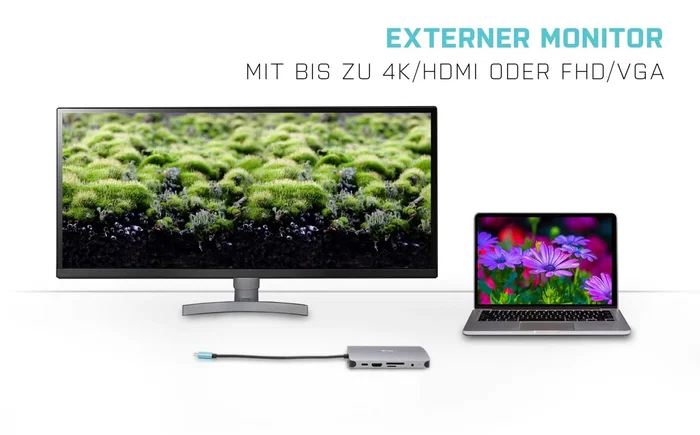 I-tec C31NANOVGA77W Estación de Acoplamiento USB-C Metal con HDMI, VGA, LAN, 3xUSB 3.0, Lector de Tarjetas, Audio, Carga 100W PD + Adaptador de Carga Universal 77W USB-C/USB-A