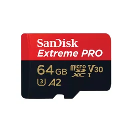 SanDisk Extreme PRO SDSQXAU-064G-GN6MA Tarjeta de memoria MicroSDXC 64 GB UHS-I Clase 10 U3 V30 A2 200 MB/s 140 MB/s Resistente
