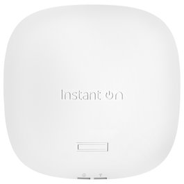 HP Enterprise Aruba Instant On AP25 Access Point Wi-Fi 6 AX3000, 2.4/5 GHz, MU-MIMO, PoE, WPA3, Techo/Pared, Blanco