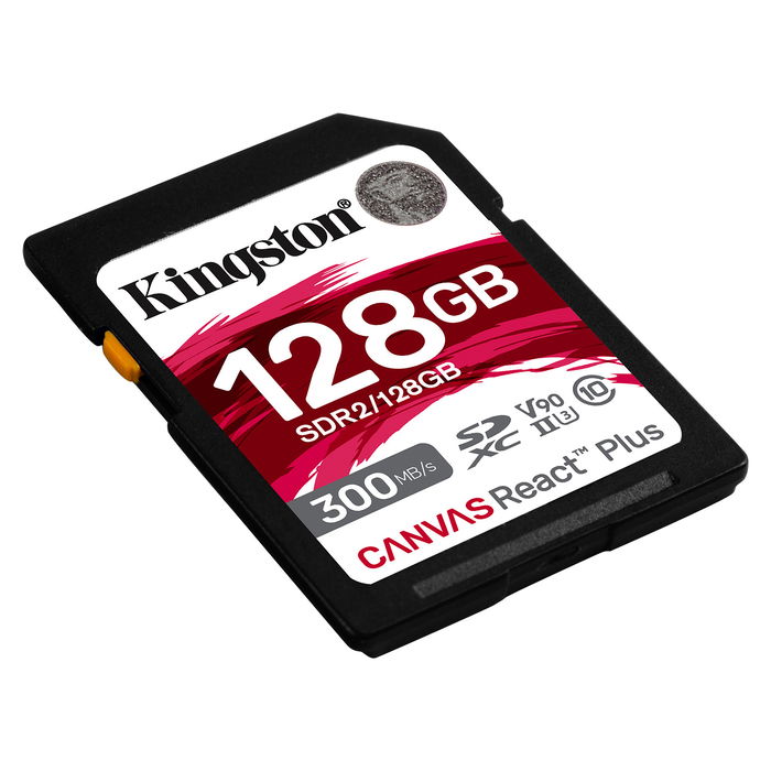 Kingston Tarjeta de Memoria Canvas React Plus 128GB XC 300MB/s