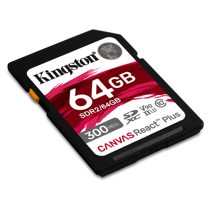 Kingston Canvas React Plus 64GB SDXC UHS-II V90