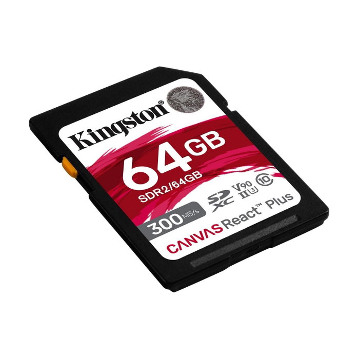Kingston Canvas React Plus 64GB SDXC UHS-II V90
