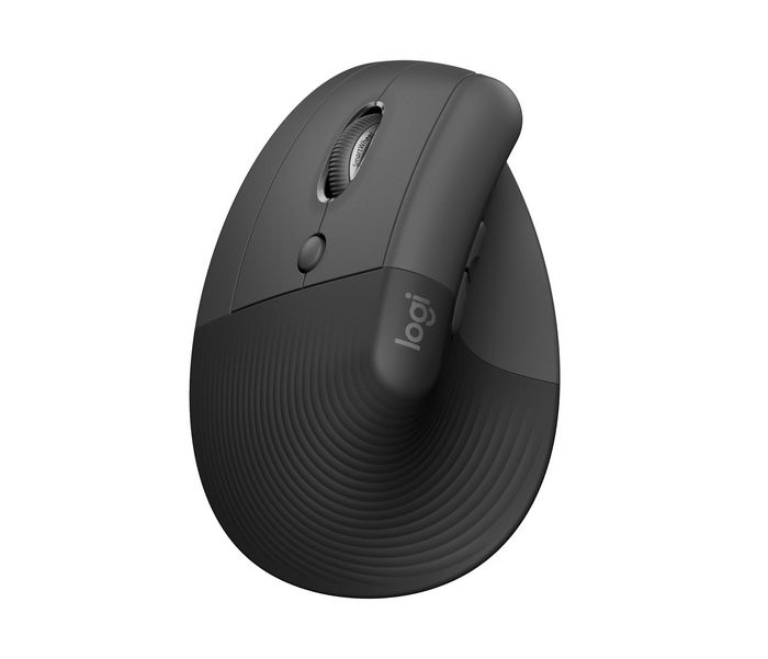 Logitech Lift Left Ratón Ergonómico Vertical Inalámbrico, Grafito