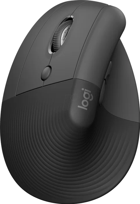 Logitech Lift Left Ratón Ergonómico Vertical Inalámbrico, Grafito
