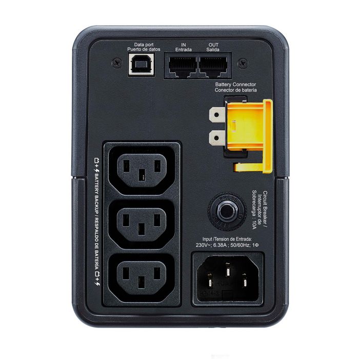 APC Back-UPS 500VA SAI Regulador AVR 230V con Enchufes IEC - Protección para Ordenador y Electrónica APC Back-UPS 500VA SAI Regulador AVR 230V con Enchufes IEC - Protección para Ordenador y Electrónica